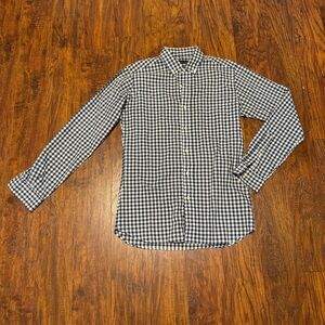 KJP Kiel James Patrick Red Gingham Check Shirt Small S Made in USA